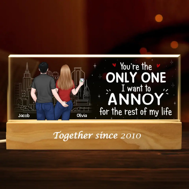 Love Is All You Need - Couple Personalized Custom Acrylic Letters 3D LED Night Light - Gift For Husband, Wife, Couple