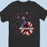 Shine Bright In The Sky - Family Personalized Custom Unisex T-shirt, Hoodie, Sweatshirt - 4th Of July, Gift For Mom, Grandma