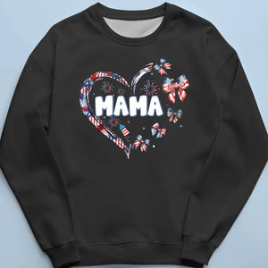 A Mother’s Love Is Forever - Family Personalized Custom Unisex T-shirt, Hoodie, Sweatshirt - 4th Of July, Gift For Mom, Grandma