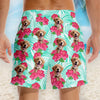 Custom Photo Let The Summer Begin - Dog & Cat Personalized Custom Tropical Hawaiian Aloha Men Beach Shorts - Summer Vacation Gift, Birthday Party Gift For Pet Owners, Pet Lovers