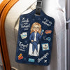 Work Hard, Travel Hard, If Not Now, When - Travel Personalized Custom Luggage Tag - Holiday Vacation Gift, Gift For Adventure Travel Lovers