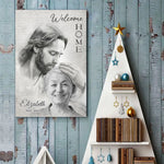 Custom Photo Remembering You With Love - Memorial Personalized Custom Vertical Poster - Sympathy Gift For Family