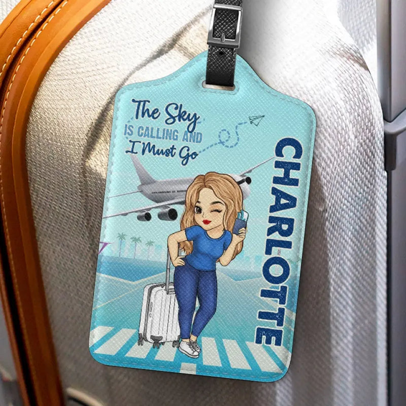 Not All Those Who Wander Are Lost - Travel Personalized Custom Luggage Tag - Holiday Vacation Gift, Gift For Adventure Travel Lovers
