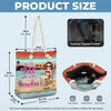 Life Is Better At The Beach - Bestie Personalized Custom Beach Bag - Summer Vacation Gift For Best Friends, BFF, Sisters