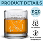 You Had Me At Hello - Couple Personalized Custom Whiskey Glass - Gift For Couple, Husband, Wife