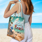 Time To Enjoy The Finer Things - Family Personalized Custom Beach Bag - Appreciation, Retirement Gift For Grandma, Retirees