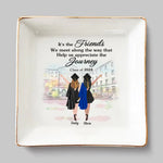 We Did It - Bestie Personalized Custom Jewelry Dish - Graduation Gift For Best Friends, Sisters