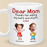 Custom Photo Our Family Stay Together And Forever - Family Personalized Custom Mug - Gift For Mom