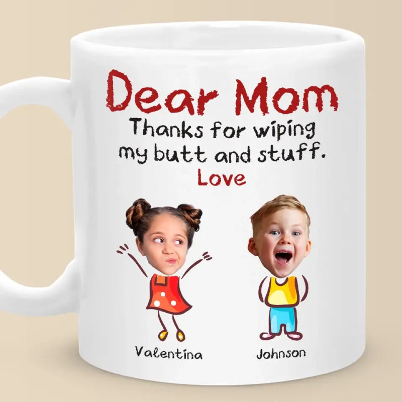 Custom Photo Our Family Stay Together And Forever - Family Personalized Custom Mug - Gift For Mom