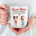 Custom Photo Our Family Stay Together And Forever - Family Personalized Custom Mug - Gift For Mom