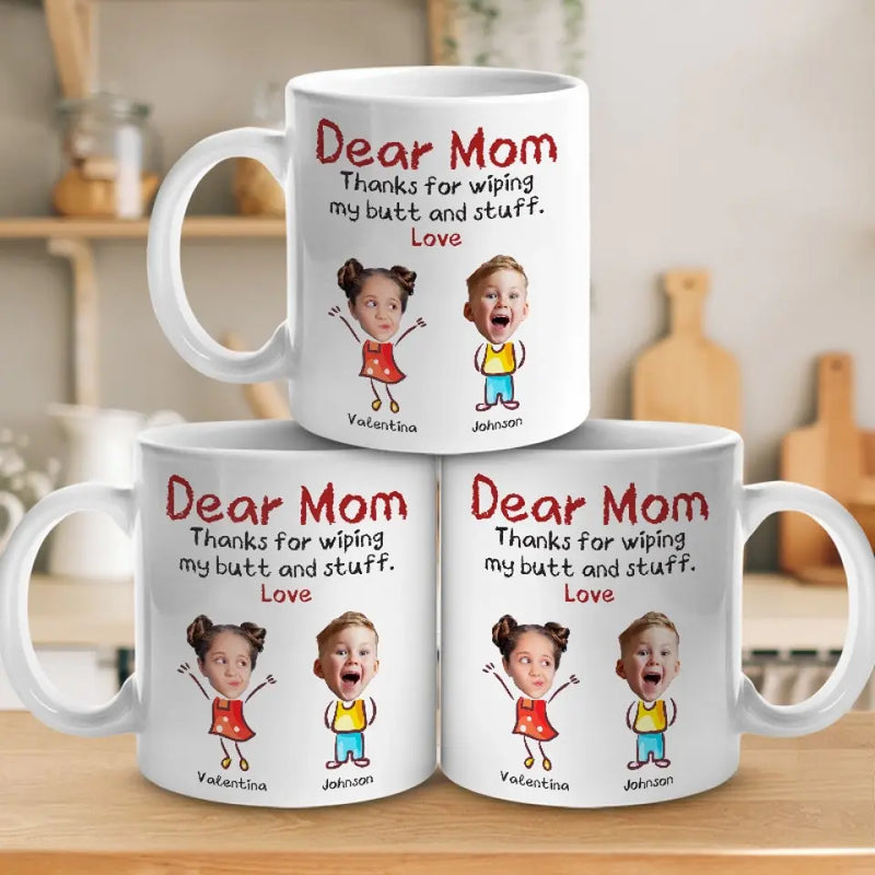 Custom Photo Our Family Stay Together And Forever - Family Personalized Custom Mug - Gift For Mom