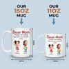 Custom Photo Our Family Stay Together And Forever - Family Personalized Custom Mug - Gift For Family Members