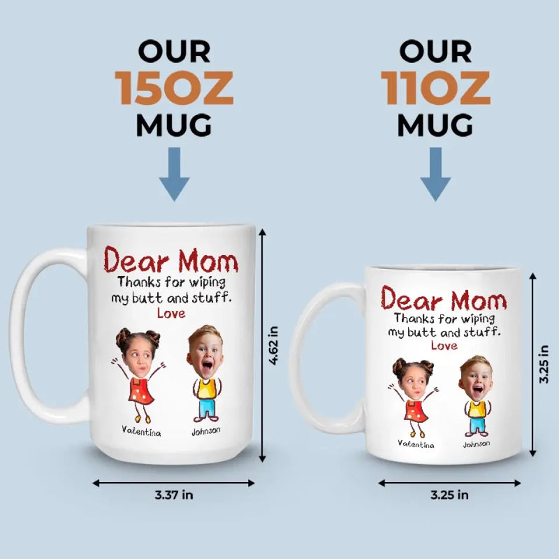 Custom Photo Our Family Stay Together And Forever - Family Personalized Custom Mug - Gift For Mom