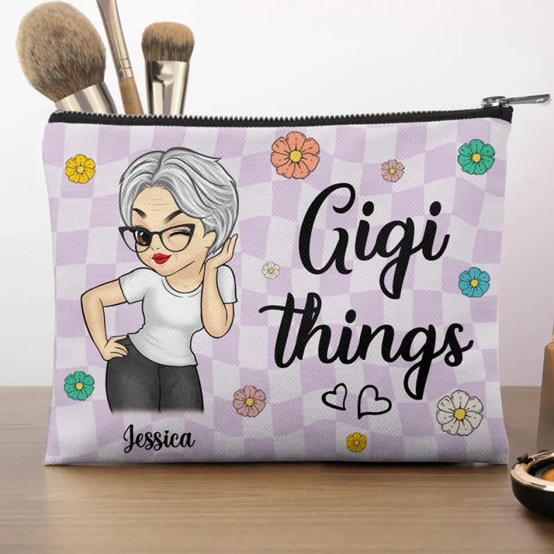 Sometimes People Are Beautiful - Family Personalized Custom Cosmetic Bag - Gift For Grandma, Mom