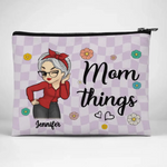 Sometimes People Are Beautiful - Family Personalized Custom Cosmetic Bag - Gift For Grandma, Mom