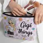 Sometimes People Are Beautiful - Family Personalized Custom Cosmetic Bag - Gift For Grandma, Mom