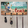 À bientôt à la plage ! Porte-clés personnalisé pour la maison, cadeau de pendaison de crémaillère pour grand-mère