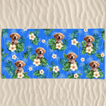 Custom Photo Hot Days, Cool Pets - Dog 
& Cat Personalized Custom Beach Towel - Summer Vacation Gift, Birthday Pool Party Gift For Pet Owners, Pet Lovers