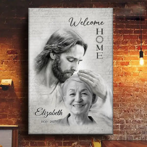 Photo personnalisée en souvenir de vous avec amour - Toile verticale personnalisée commémorative - Cadeau de condoléances pour les membres de la famille, les propriétaires d'animaux et les amoureux des animaux