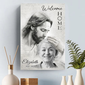 Photo personnalisée en souvenir de vous avec amour - Toile verticale personnalisée commémorative - Cadeau de condoléances pour les membres de la famille, les propriétaires d'animaux et les amoureux des animaux