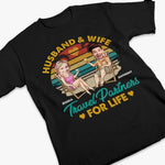 Custom Photo Travel Partners For Life - Couple Personalized Custom Unisex T-shirt, Hoodie, Sweatshirt - Gift For Couple, Husband, Wife
