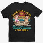 Custom Photo Travel Partners For Life - Couple Personalized Custom Unisex T-shirt, Hoodie, Sweatshirt - Gift For Couple, Husband, Wife