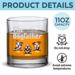 We Are Proud To Have You - Dog Personalized Custom Whiskey Glass - Gift For Dog Lovers, Dog Dads