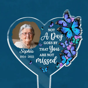 Photo personnalisée « Une belle âme » - Piquet de jardin en acrylique style vitrail personnalisé - Cadeau de condoléances pour les membres de la famille