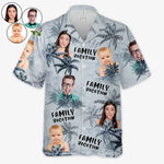 Custom Photo We Enjoy Every Moment - Family Personalized Custom Unisex Tropical Hawaiian Aloha Shirt - Summer Vacation Gift For Family