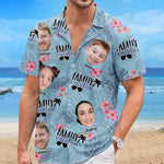 Custom Photo Summer Was Our Best Season - Family Personalized Custom Unisex Tropical Hawaiian Aloha Shirt - Summer Vacation Gift, Gift For Family