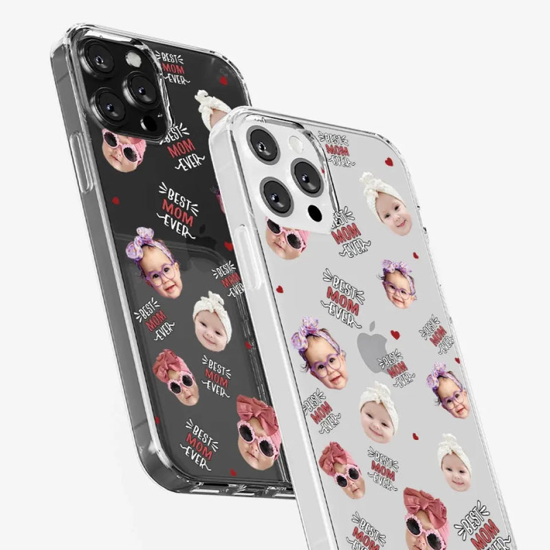 Custom Photo My Favorite People Call Me Grandma - Family Personalized Custom Clear Phone Case - Gift For Mom, Grandma