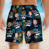Custom Photo I Love You, Daddy - Family Personalized Custom Tropical Hawaiian Aloha Men Beach Shorts - Summer Vacation Gift For Dad, Grandpa