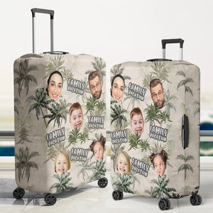 Un voyage en famille personnalisé avec photo : un voyage de rêve ! Housse de bagage personnalisée pour toute la famille ! Cadeau idéal pour les vacances d'été