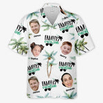 Custom Photo Family Vacation - Family Personalized Custom Unisex Tropical Hawaiian Aloha Shirt - Summer Vacation Gift For Family