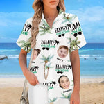 Custom Photo Family Vacation - Family Personalized Custom Unisex Tropical Hawaiian Aloha Shirt - Summer Vacation Gift For Family