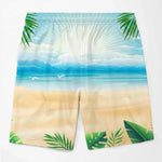 Custom Photo Summer Vibe - Funny Personalized Custom Tropical Hawaiian Aloha Couple Beach Shorts - Summer Vacation Gift, Birthday Party Gift For Couple