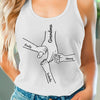 I Wanna Hold Your Hand Forever - Family Personalized Custom Racer Back Tank Top - Gift For Mom, Grandma