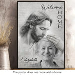 Custom Photo Remembering You With Love - Memorial Personalized Custom Vertical Poster - Sympathy Gift For Family