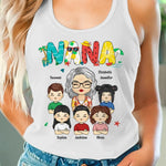 We Love You More Than You Will Ever Know - Family Personalized Custom Racer Back Tank Top - Gift For Mom, Grandma