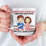 My Siblings Are My Best Friends - Family Personalized Custom Mug - Gift For Brothers, Sisters
