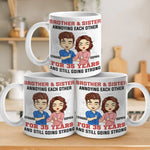 My Siblings Are My Best Friends - Family Personalized Custom Mug - Gift For Brothers, Sisters