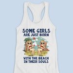 Summer Is Calling - Bestie Personalized Custom Racer Back Tank Top - Gift For Best Friends, Sisters
