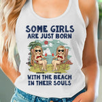 Summer Is Calling - Bestie Personalized Custom Racer Back Tank Top - Gift For Best Friends, Sisters