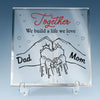 You And Roses Are Much The Same - Family Personalized Custom Square Shaped Acrylic Plaque - Gift For Family  Members