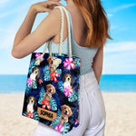 Custom Photo Summer Is Calling - Dog & Cat Personalized Custom Beach Bag - Summer Vacation Gift For Dog Lovers