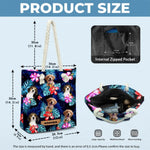 Custom Photo Summer Is Calling - Dog & Cat Personalized Custom Beach Bag - Summer Vacation Gift For Dog Lovers
