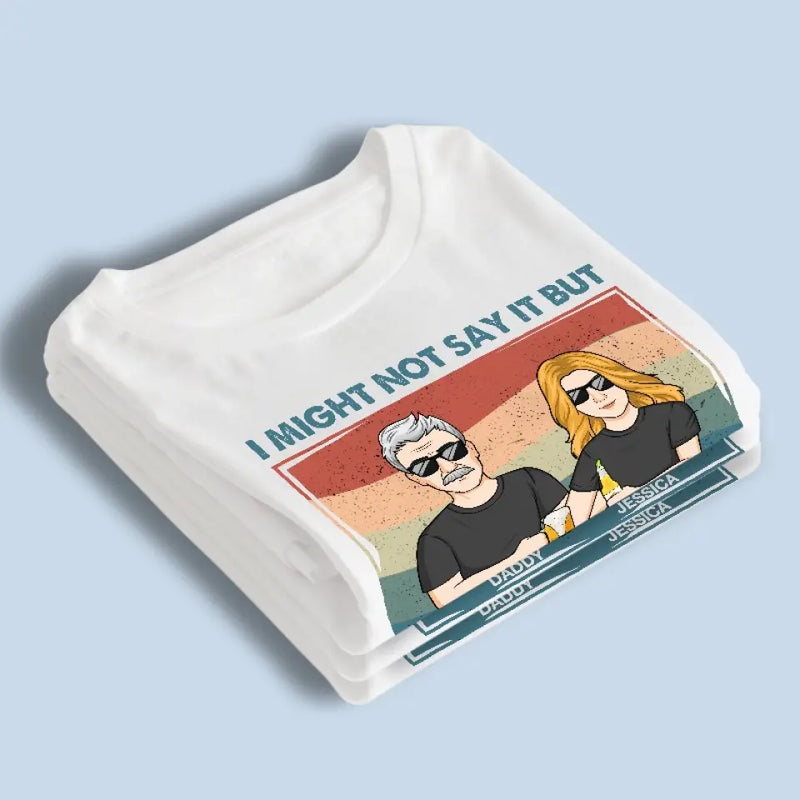 We Make A Great Team Together - Family Personalized Custom Unisex T-shirt, Hoodie, Sweatshirt - Gift For Dad, Daughter