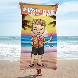 L'amour estival ne ressemble à aucun autre - Serviette de plage personnalisée pour couple - Cadeau de vacances d'été pour mari et femme, anniversaire