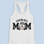 Best Mommy Ever - Dog & Cat Personalized Custom Racer Back Tank Top - Gift For Mom, Dog Lovers