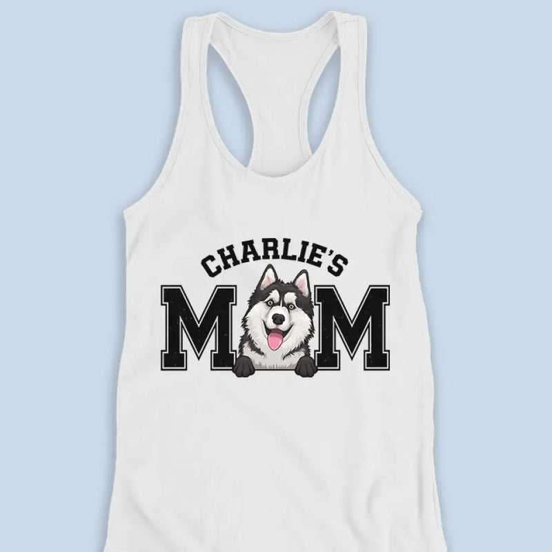 Best Mommy Ever - Dog & Cat Personalized Custom Racer Back Tank Top - Gift For Mom, Dog Lovers